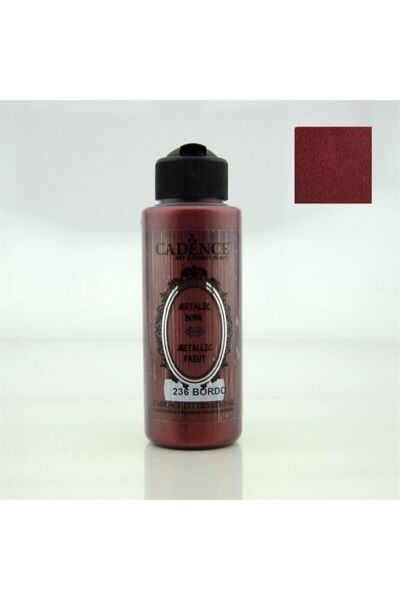 Cadence Metalik Sedefli Boya 120ml.236 Bordo