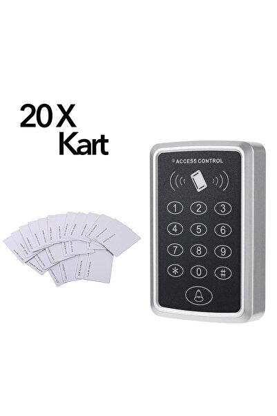 SONEX QP140 RFID Şifreli Kapı Kilidi – Kartlı Geçiş Kontrol Sistemi + 20 Proximity Kart