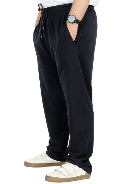 ModeXL Ανδρικό Φούτερ Plus Size Classic 2 Κλωστών 11100 Navy Blue