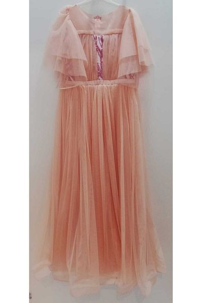 Güler bebe Long Gathered Evening Dress