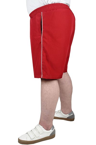 ModeXL Ανδρικό μαγιό σορτς Mode Xl Large Size White Line 21451 Claret Red