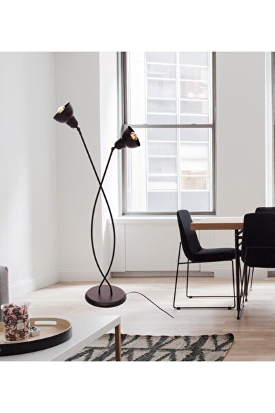 Umur Aydınlatma Lav 2'li Siyah Lambader