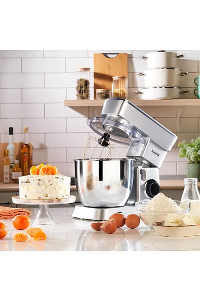 Schafer Prochef Gusto Stand Mixer-Silver