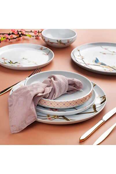 Schafer Arty Yemek Takımı 24 Parça-Pembe