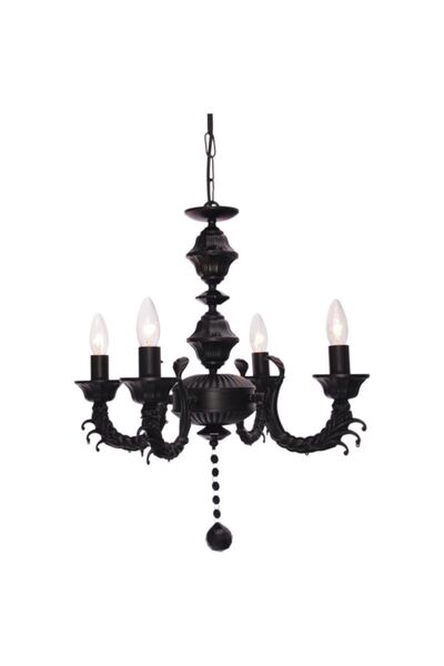 Umur Aydınlatma Novel 4'lü Siyah Avize