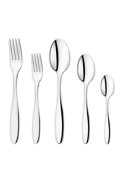 Schafer Sheen 60 Piece Cutlery Set-Silver25