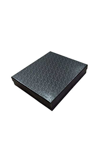 ÖZER KUTU Büyük Set Kutusu Karton Kabartma Desenli Sert (17x20 Cm) (içi Süngerli)