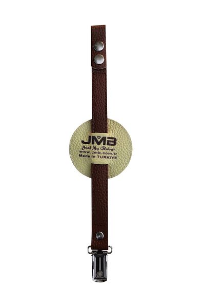 JMB - Leather Pacifier Strap - Colorful Balloons - Reversible