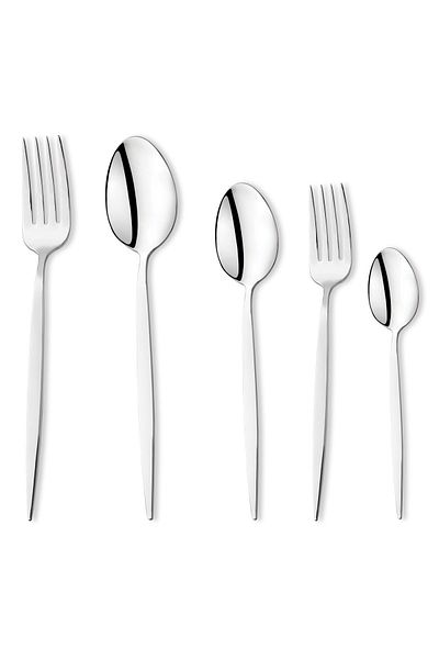 Schafer Solid 60 Piece Cutlery Set-silver03