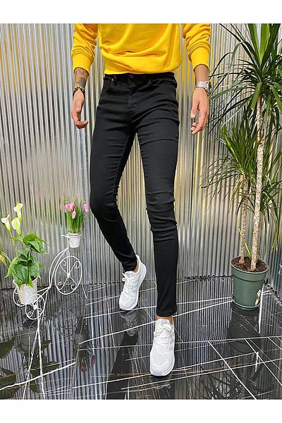 Staff Men's Black Denim Trousers