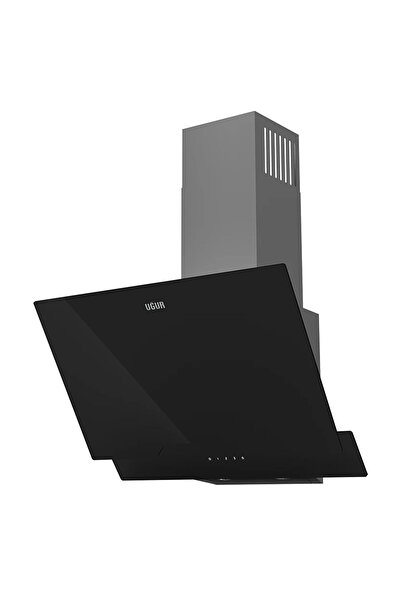 Uğur UAD 6012G SA3D Siyah Cam Duvar Tipi Davlumbaz
