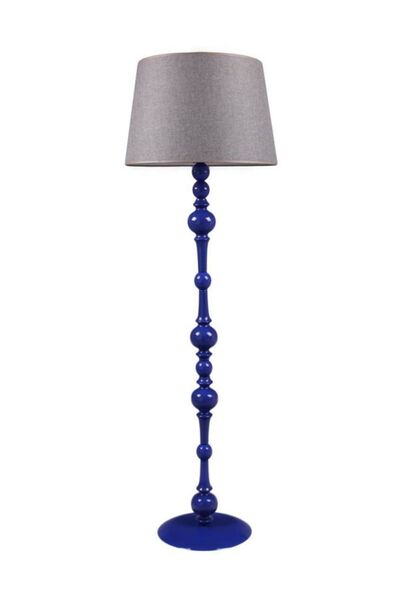 Umur Aydınlatma Zen Parlement Mavisi Ayak Gri Şapkalı Lambader