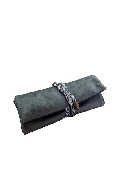 ÖZER KUTU Jewelry, Travel and Jewelry Roll & Organizer and Bag / Sparkling Suede Antarsit (WITH ZIPPER AND STRING)