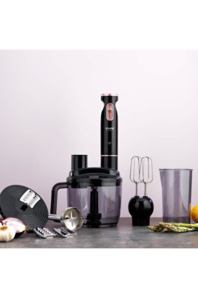 Schafer Chef Blend Mega Blender Set Siyah Rosegold