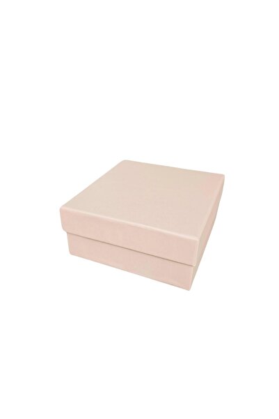 ÖZER KUTU Krem Sert Karton Kelepçe Kutusu 12 Li Paket (içi Süngerli )