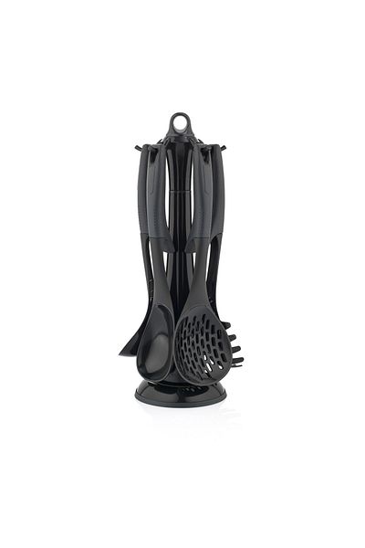 Schafer Bonny 6 Piece Service Set-Anthracite/Black