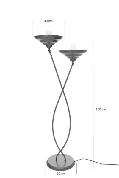 Umur Aydınlatma Dayton 2'li Eskitme Lambader