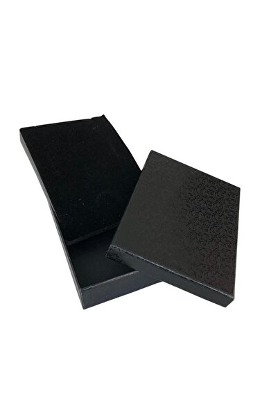 ÖZER KUTU Kabartma Desenli Sert Siyah Karton Panset Kutusu 12 Lı Paket ( Içi ...