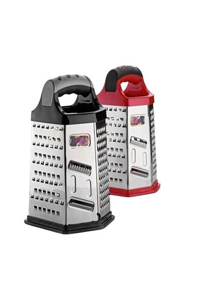 Pastaland Stainless Silicone Base - 6 Corner Grater