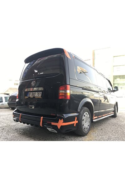 Fifty Tunning VW TRANSPORTER T5 T6 UYUMLU ARKA DİFÜZÖR KARLIK FİBER BOYASIZ