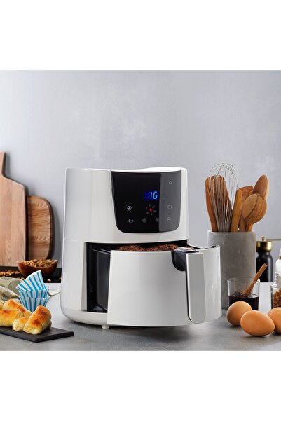 Schafer Thermochef Dijital Airfryer/sıcak Hava Fritözü-beyaz