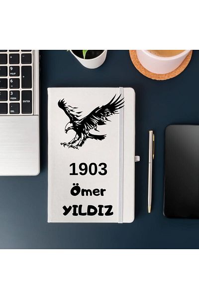Çılgıntrend Caiet special pentru partea laterală cu design Eagle