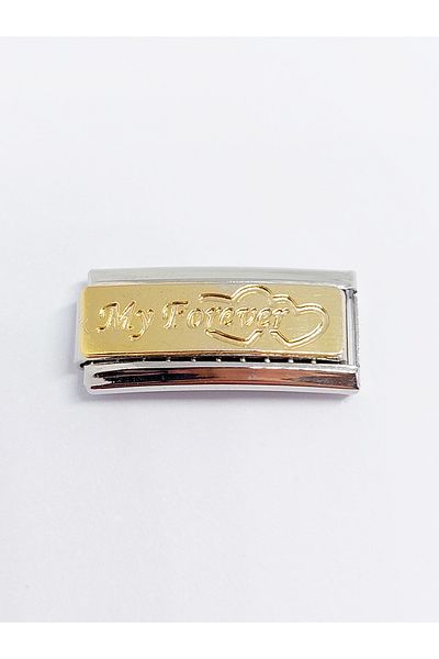 RoseCo00 Italian Steel Bracelet Charm