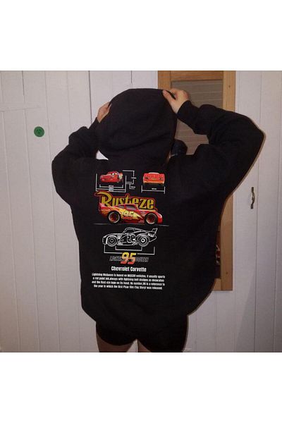Touz Moda Μαύρο φούτερ Mcquwnn Unisex - Rusteze