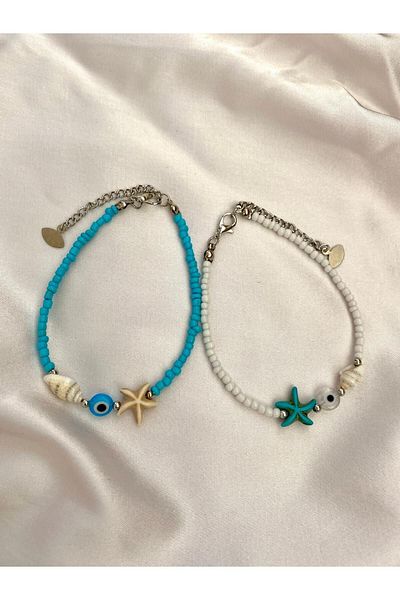 Beykan Anklet Seashell Set of 2