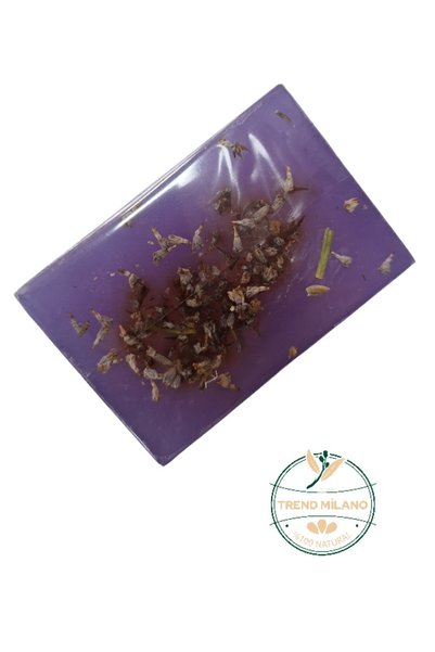 TrendMilano Doğal Lavanta Sabunu Yüz El Saç Vücut Natural Sabun 120 Gr