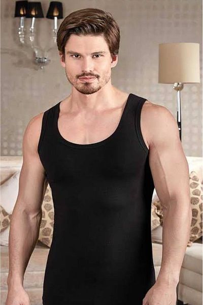 Berrak Men's BLACK Cotton Classic Athlete 3-Piece