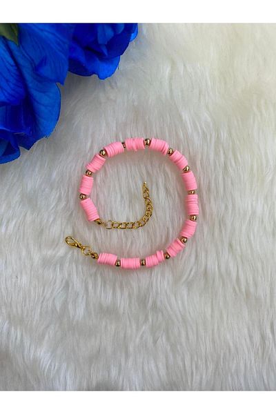 Beykan Fimo Bead Anklet