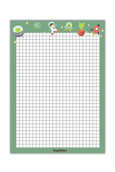 LikyaDükkan Bloc de note Memopad Pull Tear Dimensiune A4 50 de coli