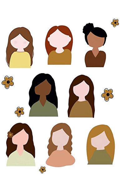 LikyaDükkan Femei Femeie Design special autocolant autocolant