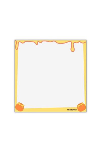 LikyaDükkan Memopad دفتر ملاحظات مربع الشكل مقاس 9 سم × 9 سم