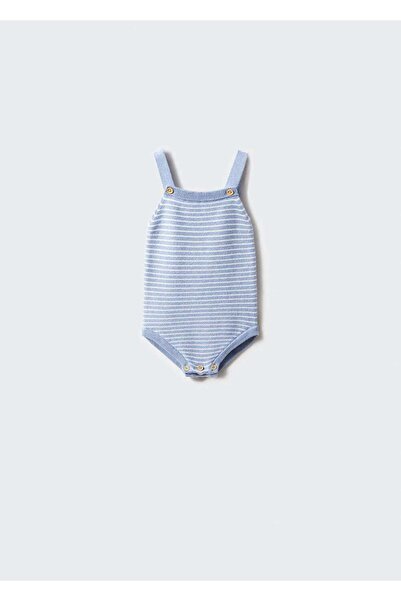 MANGO Baby Pamuk Dokuma Tulum