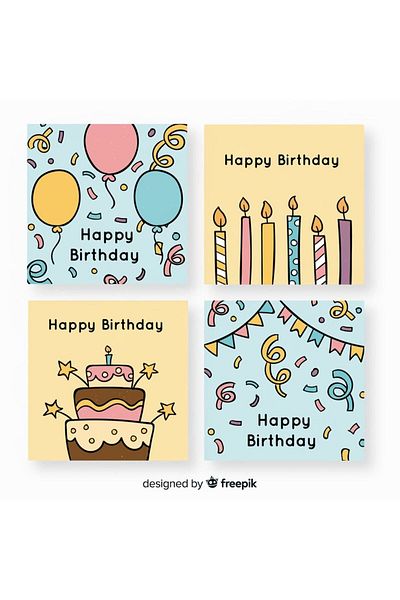 LikyaDükkan 4 Birthday Cards Gift Cards Happy Birthday Cards