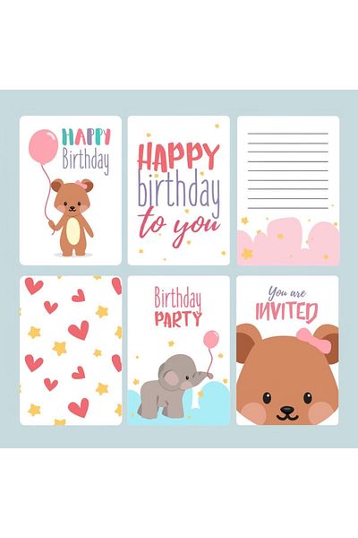 LikyaDükkan 6 Sweet Gift Cards for Dear Friend Gift Cards