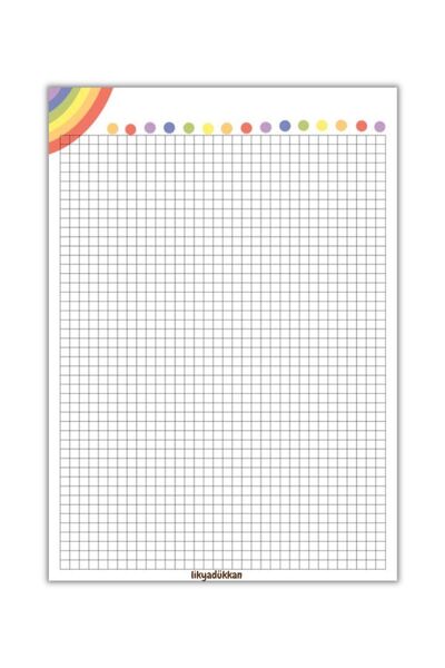 LikyaDükkan Memopad Pull-Pull A5 Size 50 Sheets Notepad