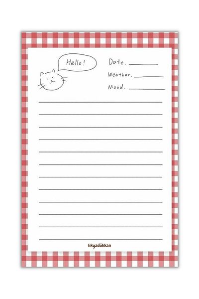 LikyaDükkan Bloc de note Memopad Pull Tear Dimensiune A4 50 de coli