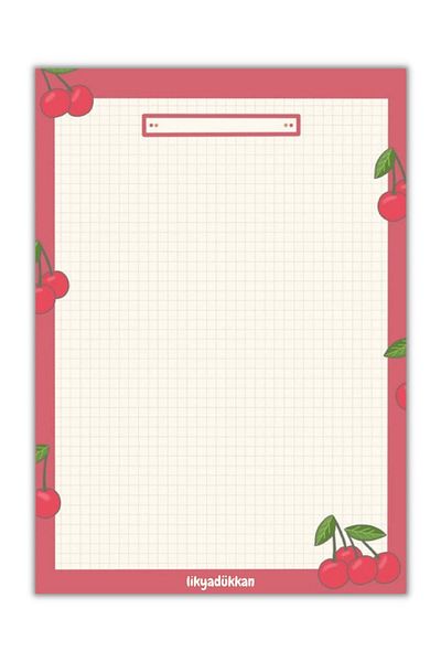 LikyaDükkan Memopad دفتر ملاحظات بحجم A4 مكون من 50 ورقة