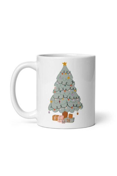 LikyaDükkan كوب عيد الميلاد المجيد مع هدية شجرة عيد الميلاد