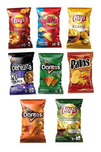 DORİTOS Pack of 8 Pieces Mixed Mixed Chips Pack Version 2