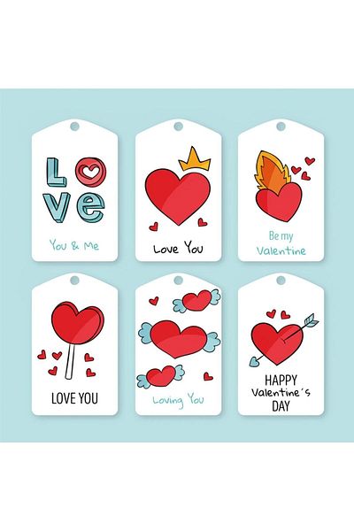 LikyaDükkan 6 Pieces Dear Friend Sweet Gift Cards Gift Packing Cards