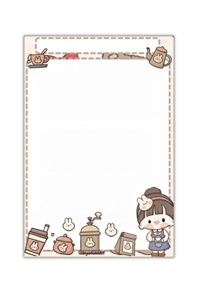 LikyaDükkan Bloc de note Memopad Pull Tear Dimensiune A4 50 de coli