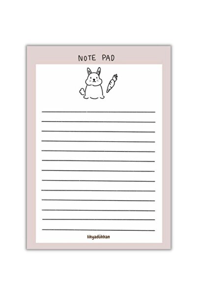 LikyaDükkan Bloc de note Memopad Pull Tear Dimensiune A4 50 de coli