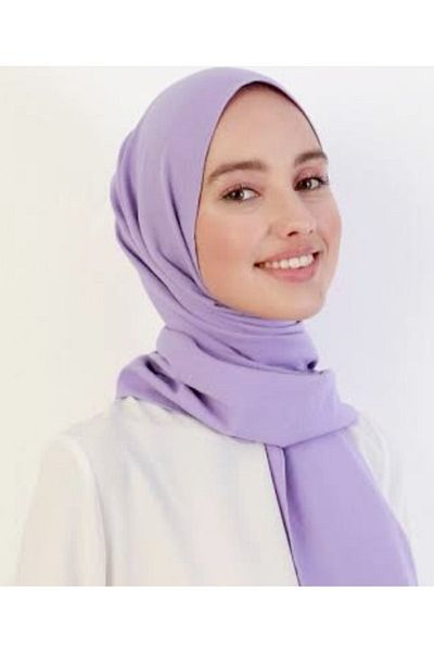 HAR-UM Ticaret شال جاز قطني نسائي موديل ليلكي فاتح