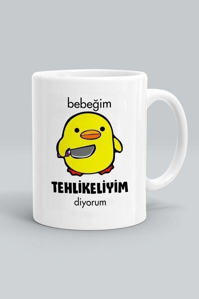 Genel Markalar Civciv Baskılı Kupa Bardak