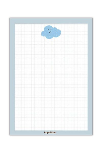 LikyaDükkan Memopad Pull-Pull A6 حجم 50 ورقة المفكرة