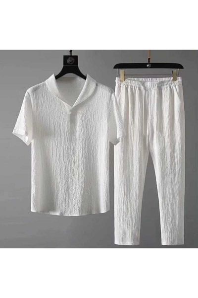 FRADOTEX Lycra Bürmükcük Krinkil Alaçati and Kısaol Set